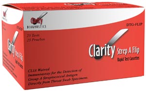 [DTG-STPFLIP] Clarity Diagnostics Infectious Disease - Clarirty Strep A Flip Cassette