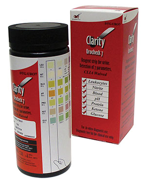 [DTG-URO7] Clarity Diagnostics Urinalysis - Clarity Urocheck, 7