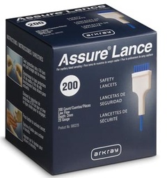 [980225] Arkray Assure® Lance Low Flow 25G Lancets x 2mm, 200/bx
