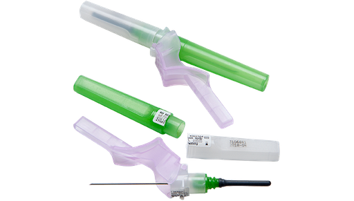 [368607] BD Vacutainer Eclipse 21 Gauge x 1.25 inch Blood Collection Needles w/ Green Shield, 480/Case