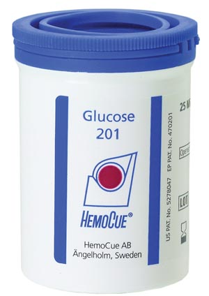[110706] Hemocue Glucose 201 Analyzer & Glucose 201 Microcuvettes