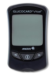 [761100] Arkray Glucocard® Vital™ Blood Glucose Black Meter Kit