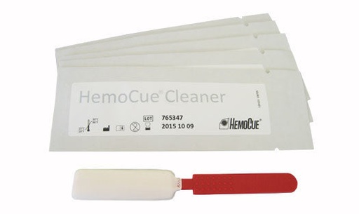 [139123] HemoCue America Hematology Analyzer Cleaners, 5/Pack