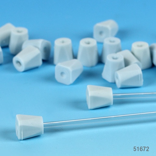 [51672] Globe Scientific End Caps for Capillary Tubes, 500/Box