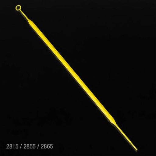 [2855] Globe Scientific 10µl Polystyrene Individually Wrapped Rigid Innoculation Loops w/ Needle, Yellow, 500/Case