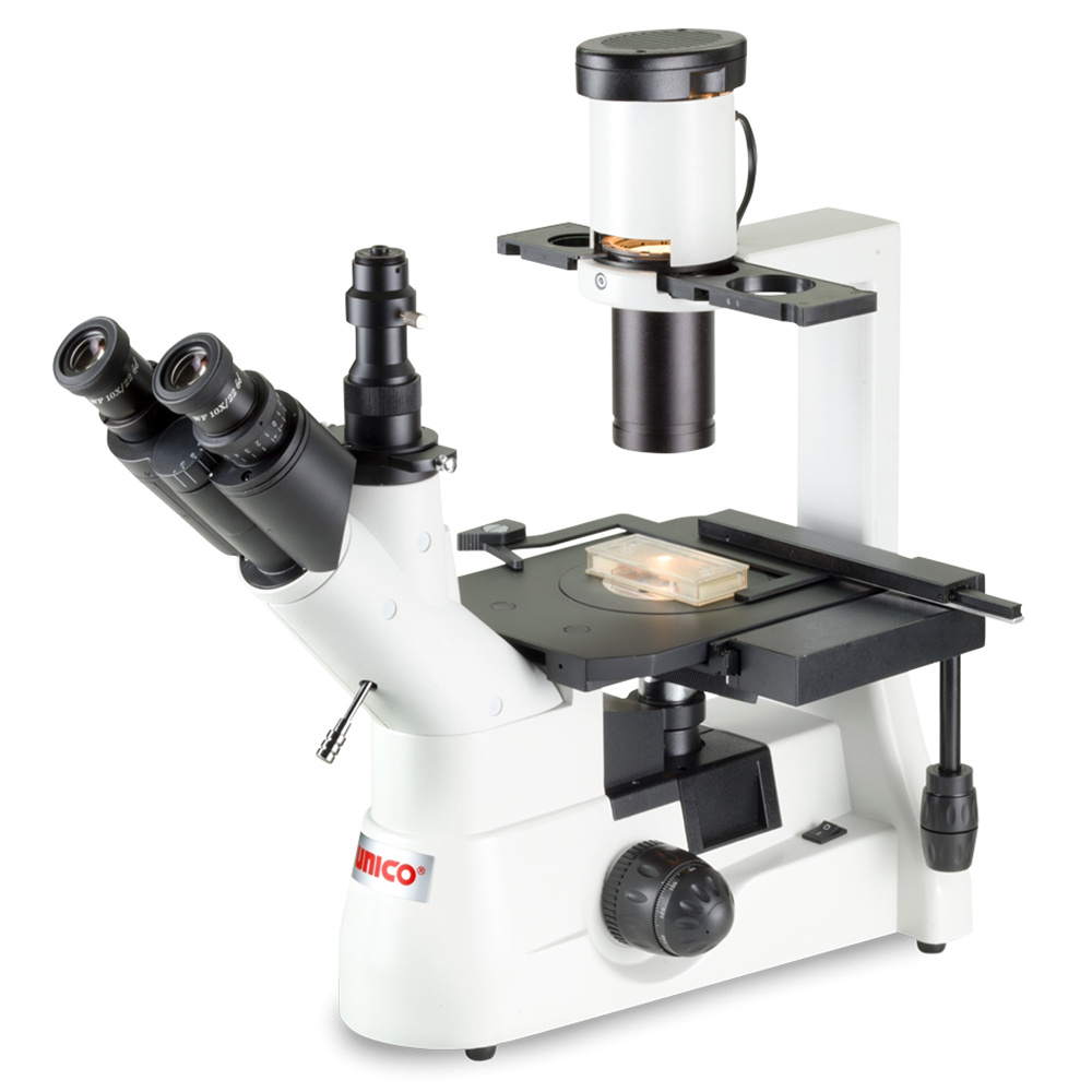 [IV954T] Unico Trinocular 10X Widefield Eyepiece 4X 40X LWD and 10XPH 20XPH LWD Plan for IV950 Series Microscope