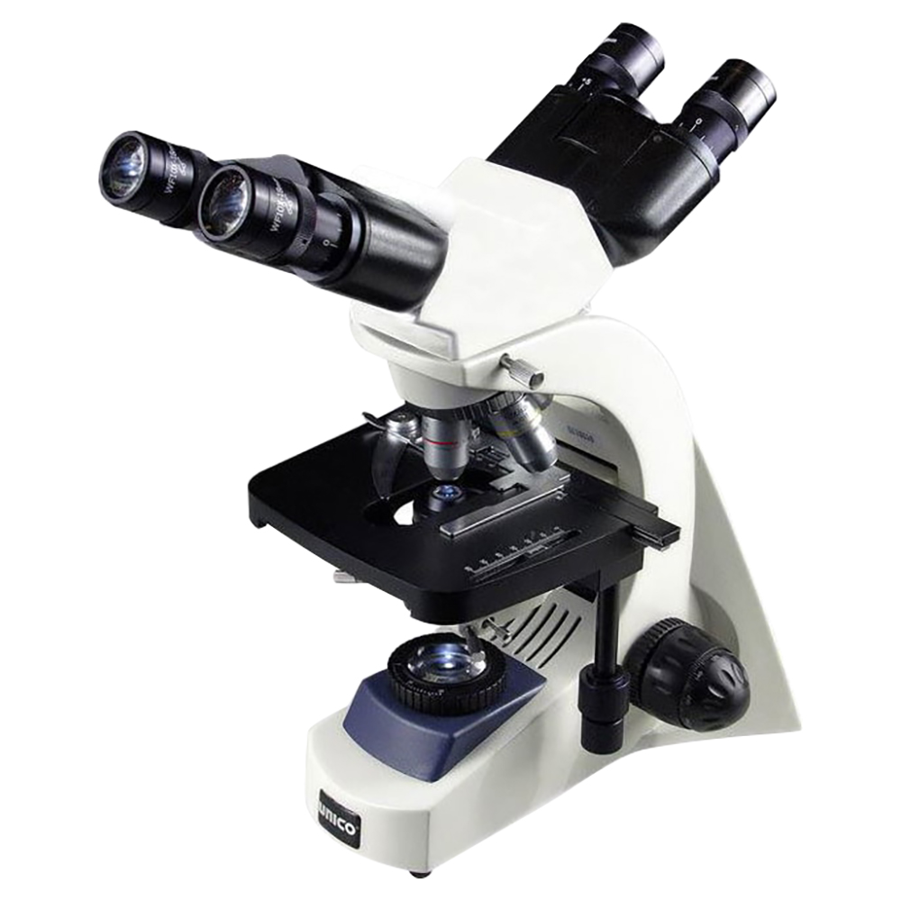 [IP758PL] Unico Dual Binocular WF10X/18 High-Eyepoint Eyepiece 4X/10X/40X/100X(oil) Infinity Plan Achromatic Objective Microscope