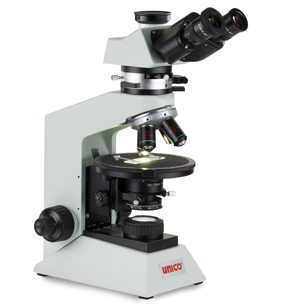 [G508T] Unico Trinocular 10X Widefield Eyepiece 4X 10X 40X 100X Plan Achromat for G500 Series Microscope