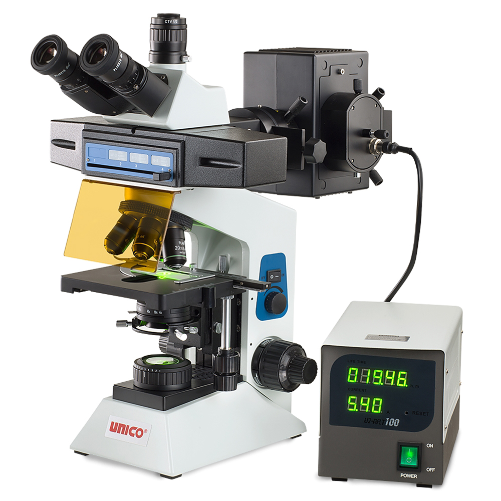 [G506T] Unico Trinocular 10X Widefield Eyepiece 4X 10X 40X 100X Infinity Plan for G500 Series Microscope