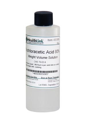 [400569] Healthlink Trichloracetic Acid, 80%, 4 oz