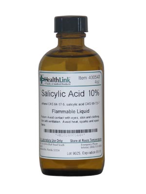 [400547] Healthlink Salicylic Acid, 10% in 95% EtOH, 4 oz