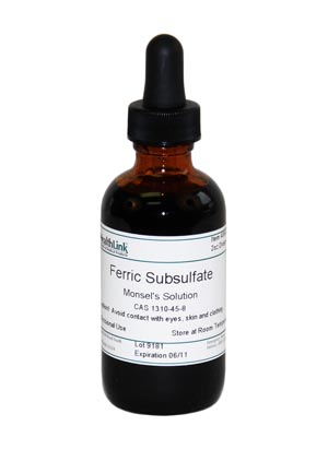 [400491] Healthlink Monsel's Solution, Dropper Bottle, 2 oz