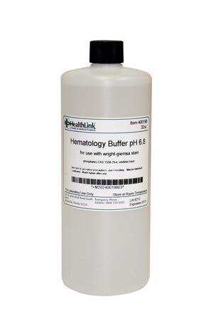[400198] Healthlink Hematology Buffer, 6.8pH, 32 oz