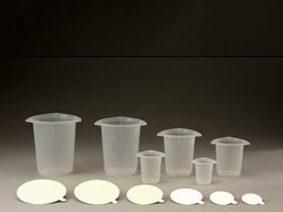 [PB5935-400] Medegen TTri-Pour Beaker, 400mL, Translucent, 25/slv