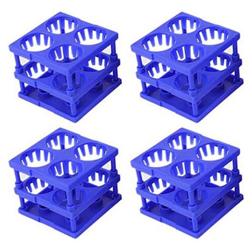 [54400] Unico Tube-Cube 4 Place Holds Up to 26 - 30mm Tube Rack, 4/Pack