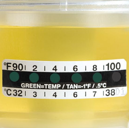 [112215] Globe Scientific Liquid Crystal Thermometer Strip