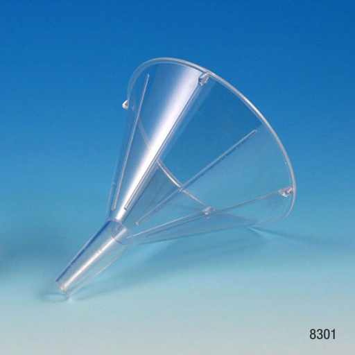 [8301] Globe Scientific 55 mm PS Disposable Funnel for 11 cm Filter Paper, 100/Box