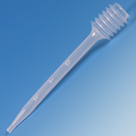 [138002] Globe Scientific 7 ml LDPE Non-Sterile Bellows Transfer Pipets, 2000/Case