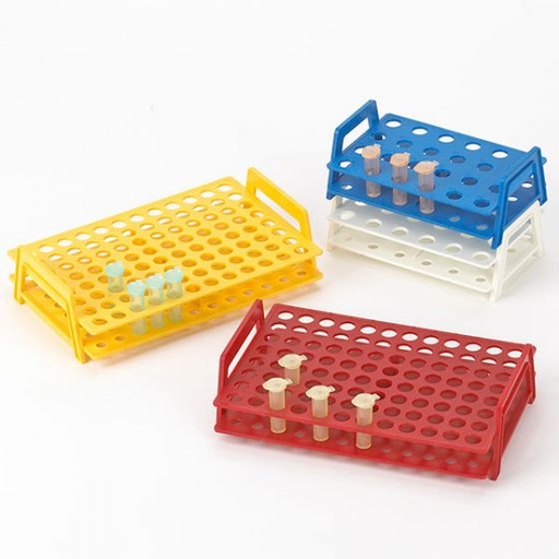 [456340B] Globe Scientifc 96 Places Wireless Micro Tube Rack, Blue