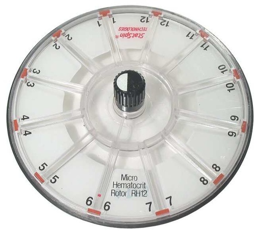 [RH12] HemoCue America 12 Place Microhematocrit Rotor w/ Reader