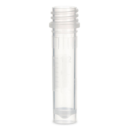 [111742] Globe Scientific 2 ml PP Non-Sterile Self-Standing Microcentrifuge Tubes, Clear, 1000/Bag