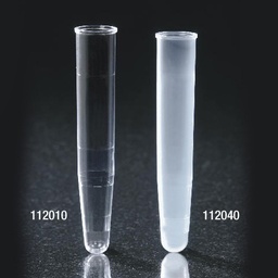 [112040] Globe Scientific 12 ml PP Conical Bottom Plain Top Centrifuge Tubes, 2000/Case