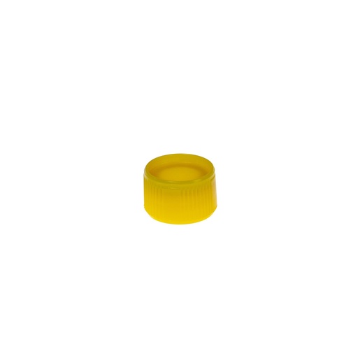 [T340YOS] Simport Colored Closure Caps, O-Ring Seal, Yellow