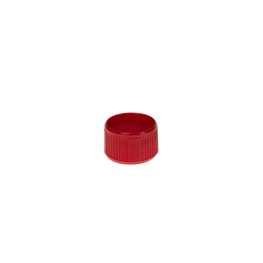 [T340ROS] Simport Colored Closure Caps, O-Ring Seal, Red