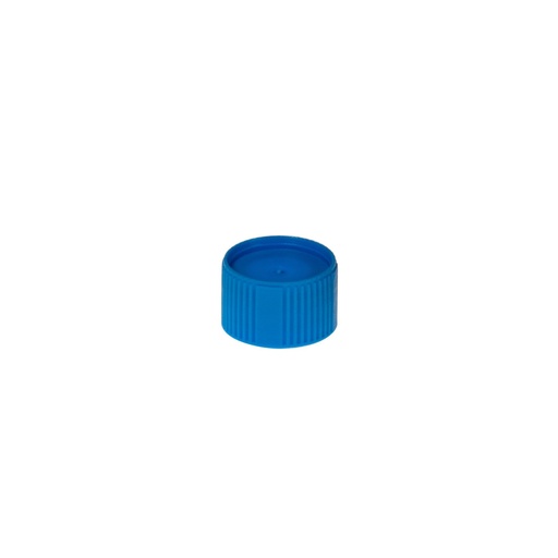 [T340BOS] Simport Colored Closure Caps, O-Ring Seal, Blue