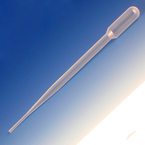 [138050] Globe Scientific 5 ml LDPE Non-Sterile Non-Graduated Transfer Pipets, 5000/Case