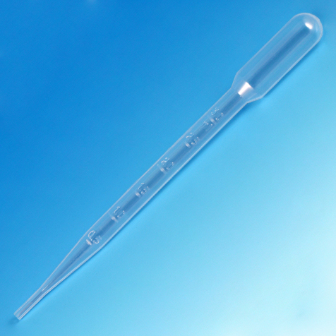 [135030] Globe Scientific 7 ml LDPE Non-Sterile Graduated Transfer Pipets, 5000/Case