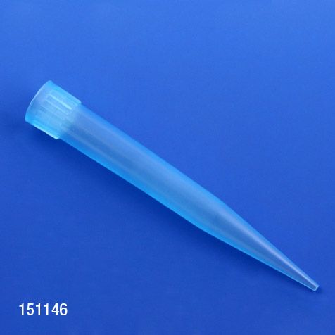 [151146] Globe Scientific 100-1000µl PP Universal Fit Pipette Tips, Blue, 1000/Bag