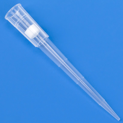 [150820] Globe Scientific 1-200µl Sterile Low Retention Racked Certified Filter Pipette Tips, Natural, 960/Box
