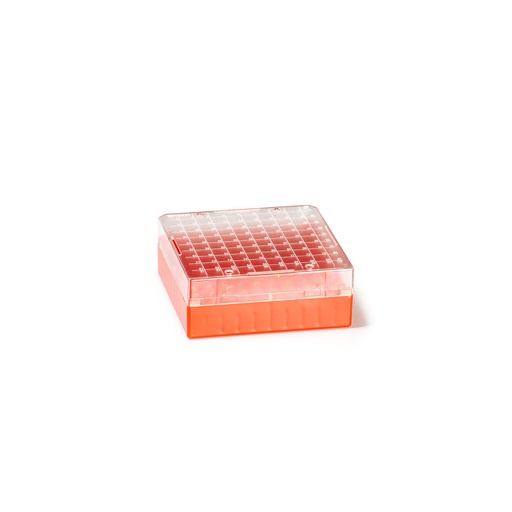[T314-2100R] Simport Cryostore™ Storage Box, 1.2 & 2mL, 100 Places, Red