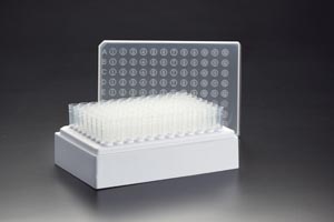 [T101-5] Simport Biotube™ Footprint Rack, 8 Strips of 12 Tubes, Non-Sterile