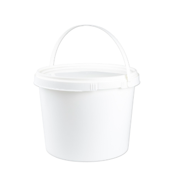 [P02-H50002] Medegen Starplex Histology Bucket, 5L , Handle & Snap-On Cap, Formalin Warning Label Included