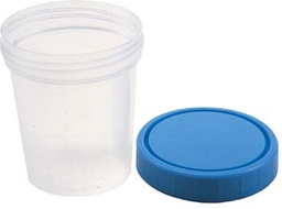[AS341] Amsino Urine Specimen Containers, Screw On Lid &amp; Tamper Evident label, 4 oz, Sterile