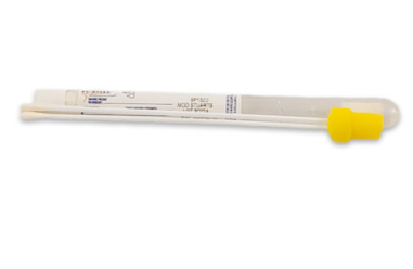 [P02-SP132D] Medegen Modified Liquid Stuarts Media Gel & Sponge, Starswab® Double Rayon Swab, Cap, Yellow