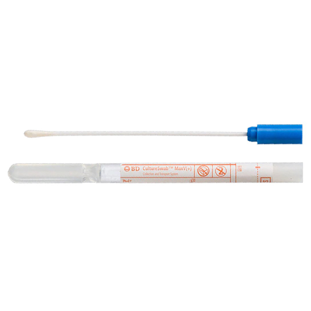 [220235] BD CultureSwab MaxV Single Swab with Amies Gel without Charcoal, 50/Pack