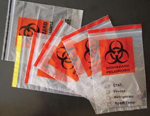 [41001] ADI Specimen Bag, Ziplock, 6" x 9"