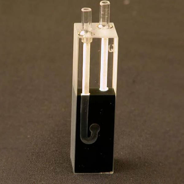 Unico 10mm Pathlength Flowcell Square UV-VIS Quartz Cuvette - 1/Pack