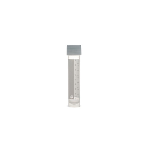 [T310-10A] Simport Cryovial® Vial, O-Ring, External Thread, 10mL Volume, Polyethylene Cap, Self-Standing