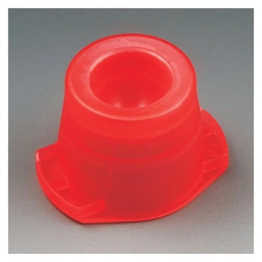 [118115R] Globe Scientific PE Universal Fit Snap Caps for 12 mm/13 mm/16 mm Test Tubes, Red, 1000/Bag