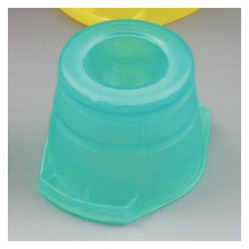 [118115G] Globe Scientific PE Universal Fit Snap Caps for 12 mm/13 mm/16 mm Test Tubes, Green, 1000/Bag