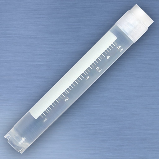 [3015] Globe Scientific CryoClear 5 ml PP Cryogenic Vials w/ External Threaded, 500/Case