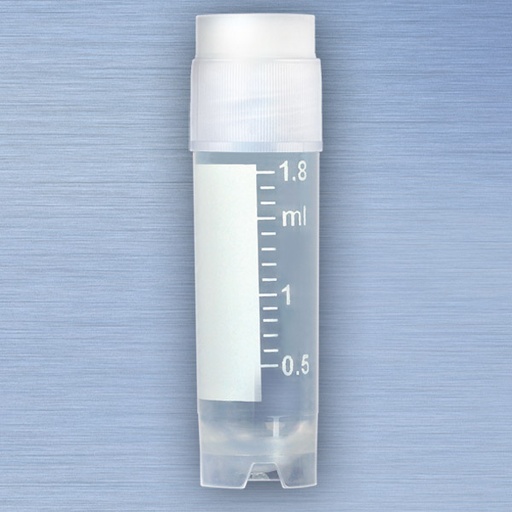 [3012] Globe Scientific CryoClear 2 ml PP Cryogenic Vials w/ External Threaded, 500/Case