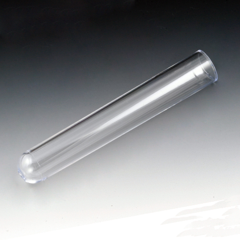 [111012] Globe Scientific 12 ml PS Round Bottom Plastic Test Tubes, 2000/Case