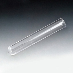 [111010] Globe Scientific 12 ml PS Round Bottom Plastic Test Tubes w/ Rim, 2000/Case