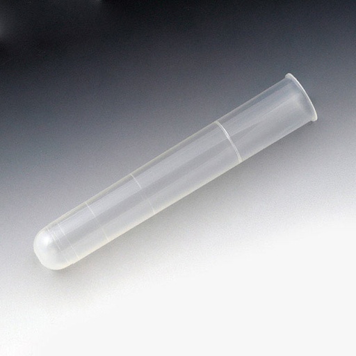 [111040] Globe Scientific 12 ml PP Round Bottom Plastic Test Tubes w/ Rim, 2000/Case
