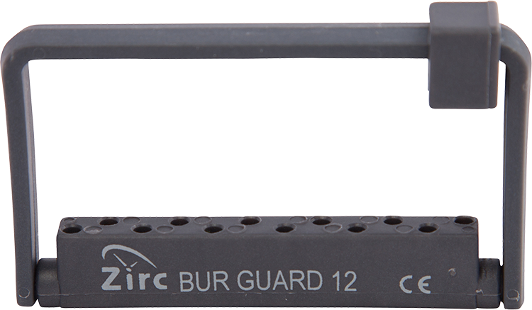 [50Z408] Zirc 12-Hole Tall Bur Guard